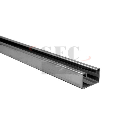 รางตัวซี สแตนเลส SEC ตื้น 40 x 1200 x 25 1.0 มิล C-Channel Stainless Steel SEC Shallow 40 x 1200 x 25 1.0 mm.